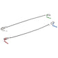 GDOOL 50 Pieces 1mm 90-Degree Angle RC Cars Universal Body Clips Bent Springy Pins & RC Car Clip Pin Steel Wires for All 1/16 1/
