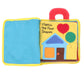 Meadawgs 3D Cloth Books Baby Montessori Learn To Dress Early Basic Life Skills Toy  Teaching Clocks & Color Shapes & Zip, Snap,