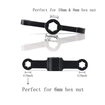 20Pcs M5 Motor Screw Props Nut Flange Nut Propeller Adapter Quick Release Wrench Tool CW CCW for RC FPV Racing Drone 2204 2205 2