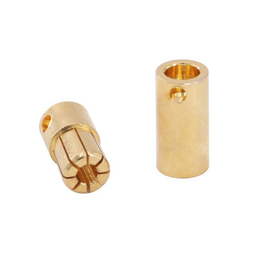 OliRC 6pairs 6.5mm Gold Plated Male and Female Bullet Banana Connectors Plugs for DIY RC Battery ESC Motor(C118-6)