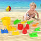 Liberty Imports 15-Piece Sand Castle Building Kit - Ultimate Beach Toy Set with Large Bucket, Rake, Shovels, Molds, and More - I
