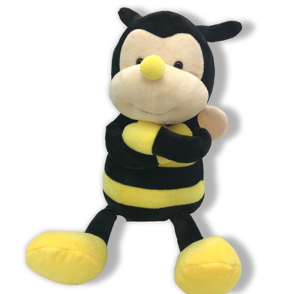 Plush Nana The Bee With Smile Face And Yellow Wings Bumblebee Animal Shaped Soft Toy Present For Children 12 Inch Head To Toe