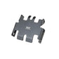 KYX Racing Stainless Steel Chassis Protective Plate Skid Plate Guard Chassis Guard Board Front Rear Axle Guard Plate Upgrades Ac