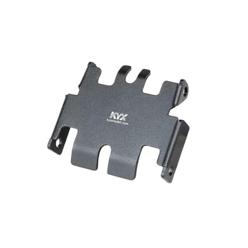 KYX Racing Stainless Steel Chassis Protective Plate Skid Plate Guard Chassis Guard Board Front Rear Axle Guard Plate Upgrades Ac