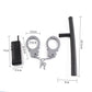 Binaryabc Halloween Police Costume Supplies,Walkie Talkie Police Baton Handcuffs Set