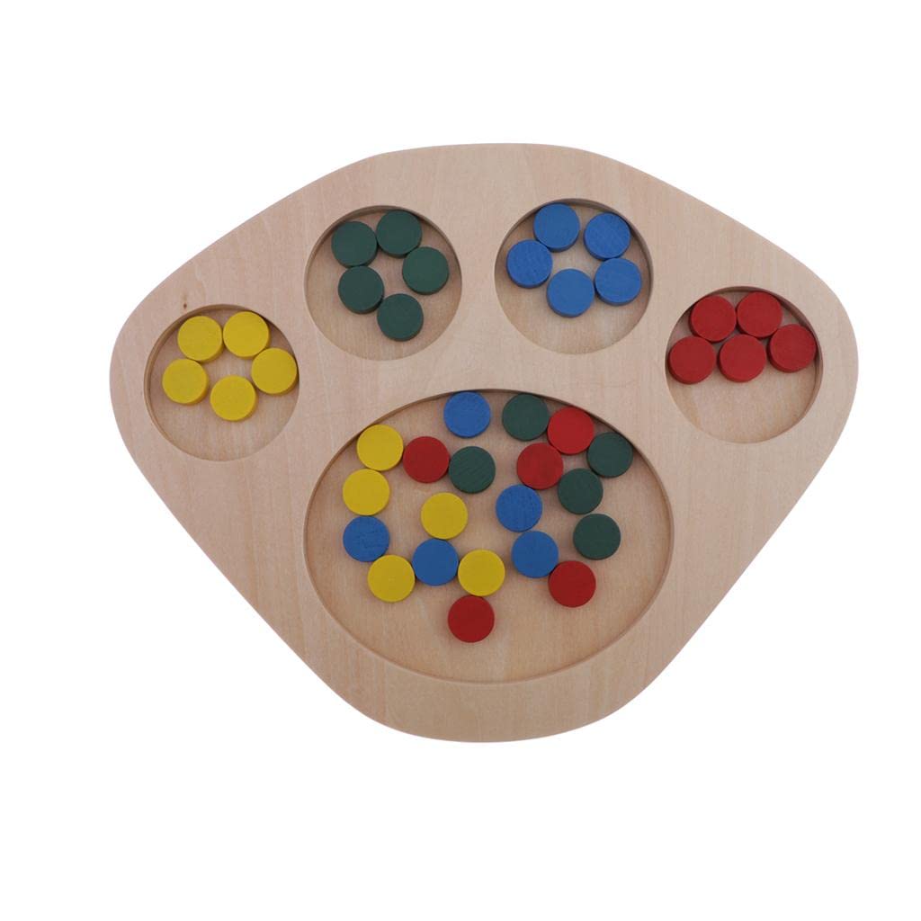 Bnf Counting And Sorting Toys Wooden Educational Toy With 40 Solid Wood Piecesbaby | Toys For Baby | Developmental Baby Toys1 Se