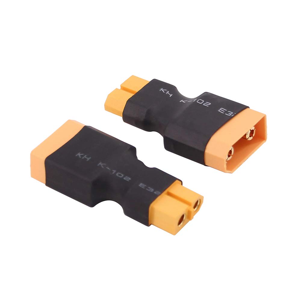 Olirc 4Pcs Xt90 To Xt60 Male Female Rc Connector Adapter(C165-4)