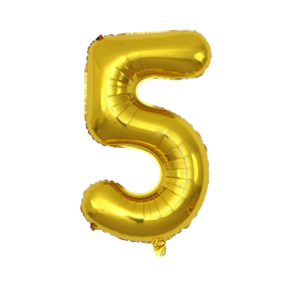 Party Decorz 5 Number Golden Foil Balloon/Five Number Golden Big Size Foil Balloon (32 Inch,1pcs) For Birthday,Anniversary, Surp