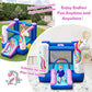 BOUNTECH Inflatable Bounce House, Kids Bouncy House with Slide, Jumping Area, Including 480W Blower, Oxford Carry Bag, Indoor Ca
