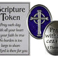 Ganz Holy Scripture Double Sided Pocket Charm with Story Card (1 Thes 5:17)