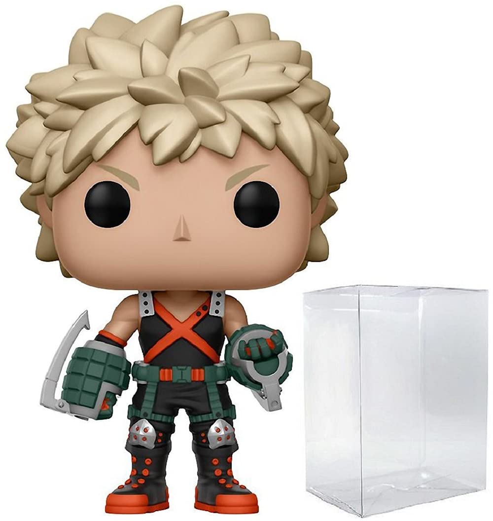 Funko Pop My Hero Academia - Katsuki Pop! Vinyl Figure (Bundled With Compatible Pop Box Protector Case), Multicolor, 3.75 Inches