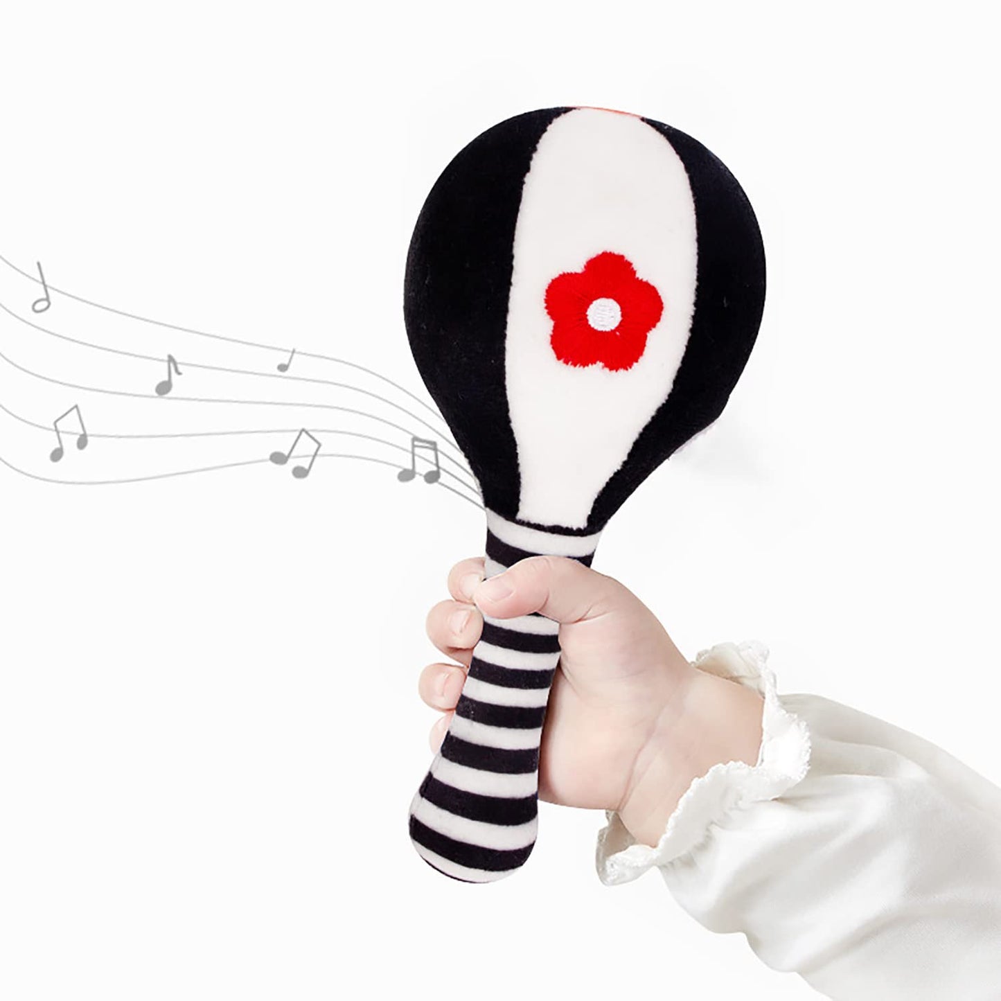Rattles For Babies 0-6 Months, 2 Pcs Baby Soft Rattles 0-6 Months Early Developmental Hand Grip Toys For Infants Newborn Baby Gi