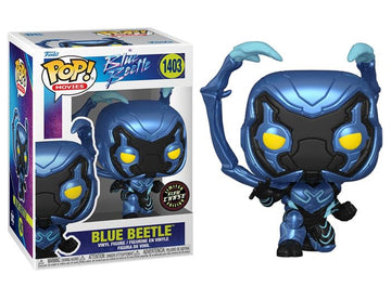 Funko Blue Beetle + Protector: Dc Comics Pop! Movies Vinyl Figure (Bundled With Toybop Brand Box Protector Collector Case) (Blue