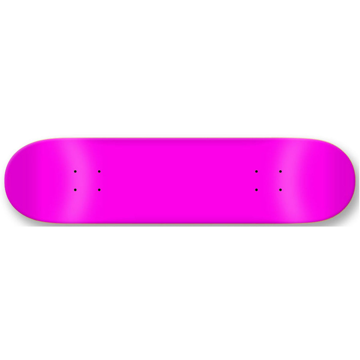 Moose Blank Skateboard Deck, Neon Pink, 8Inch