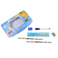 Holiserv Metal Compass Box For Children With 6Piece Stationery Set  Fun, Durable Organizer For School Supplies With Pencils, E