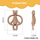 Baby Bear Teething Toys For Babies 0-3, 0-6, 6-12 Months | Soft Silicone Baby Bear Teethers Toys | Baby Fidget Toys 0-6 Months |
