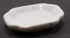 Dollhouse Miniature White Serving Platter