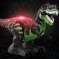 Remote Control Dinosaur T-rex Toys for Kids 3-5 Years, Rechargeable Electric Walking Robot Dinosaur with LED Lights & Sounds, Si