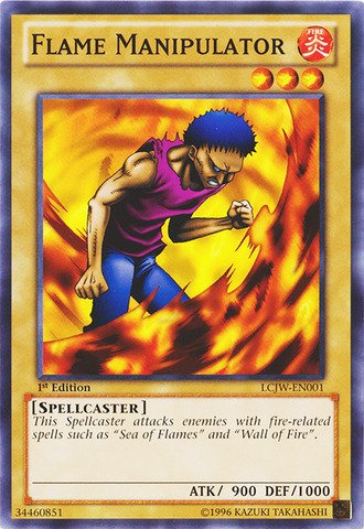 Yu-Gi-Oh! - Flame Manipulator (Lcjw-En001) - Legendary Collection 4: Joey 'S World - 1St Edition - Common