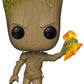 Funko Pop! Marvel: Avengers Infinity War - Groot With Stormbreaker -,Multicolor, Standard