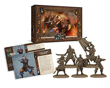 A Song Of Ice And Fire Tabletop Miniatures Bloody Mummer Skirmishers Unit Box | Strategy Game For Teens And Adults | Ages 14+ |