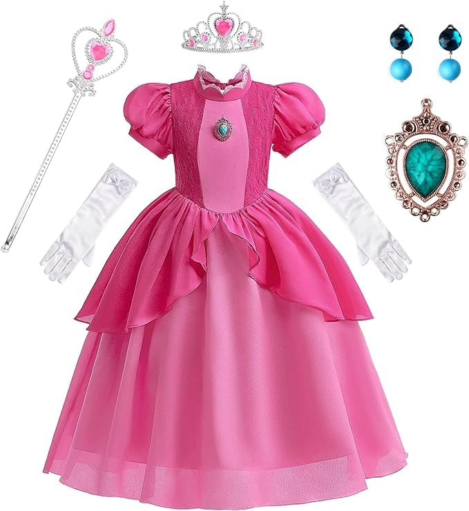 Wyb Girl Costume Dress Kid Cosplay Dress Up For 3-9 Years Girls Kids Outfits (9-10Y)