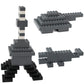 Feleph Dark Bluish Gray 2X4 Bricks 320 Pieces Grey Classic Building Blocks Creative Play Set Toy Accessories Compatible With Major Brick Brands (Gray Deep)