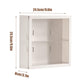 Clear Display Case For Figures, Square Wall-Mounted Doll Storage Box, Adjustable Display Stand With Door Dust And Moisture Proof