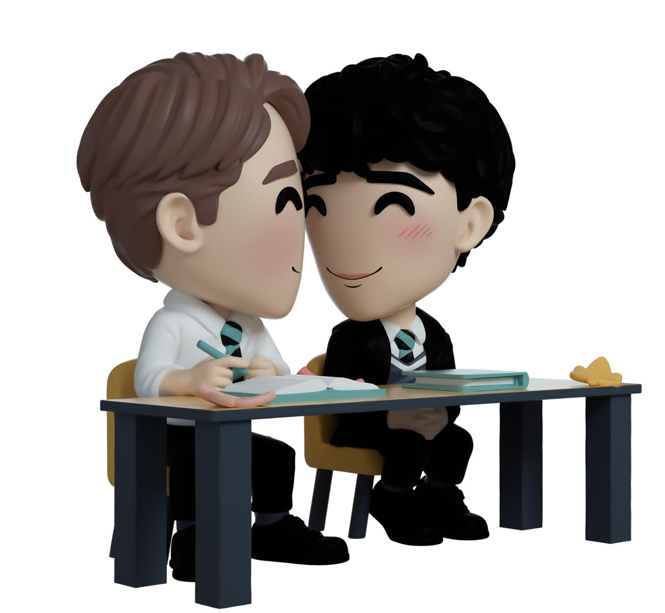 Youtooz Nick Nelson and Charlie Spring Figure, 4.6 Nick and Charlie Youtooz Figure, Detailed Collectible Heartstopper Figure by