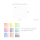 Monolike Circle Stickers - Solid Round Dot Stickers, Small Size Set, 9 Types, 18 Sheets
