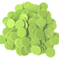 Playfully Ever After Light Green Felt Circle Stickers (1 inch - 100pc)