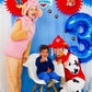 Large Navy Blue 3 Number Balloon 40 Inch, 3 Three Wednesday Birthday Balloons,3Rd 13 30 31 33 53 Birthday Party Decorations, Blu