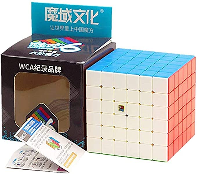 Bokefenuo Moyu Meilong Speed Cube 6X6 Stickerless Meilong Puzzle 6X6X6 Toys For Kids Magic Cube