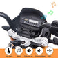 TOBBI 12V Aprilia Licensed Kids Ride-On Motorcycle Dirt Bikes for Kids with Training Wheels, Spring Suspension, Lights, Music St