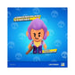P.M.I. Brawl Stars Action Figure | One Of Four 6.7-Inch-Tall Collectibles | Brawl Stars Toys, Gift For Video Gamer | Shelly With Boomstick | Ofically Licensed Toy Figure - Articulated