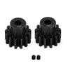 2pcs 3943X Hardened Steel 13-Tooth Pinion Gear (32 Pitch) for Traxxas Slash Rrustler Stampede Raptor 4x4 VXL TRX-4 TRX-6 Hop Ups