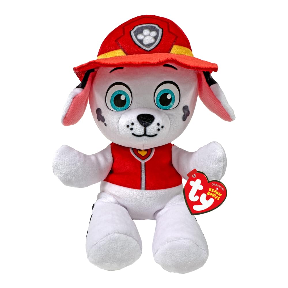TY - Paw Patrol Collection, Marshall, All the Heroes of the Puppy Team in Floppy Version, Soft Plush to Collect, Gift Idea for Y