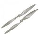 Uxcell Rc Propellers Cw 13X6.5 Inch 2-Vane For Airplane Nylon Gray 2Pcs With Adapter Rings