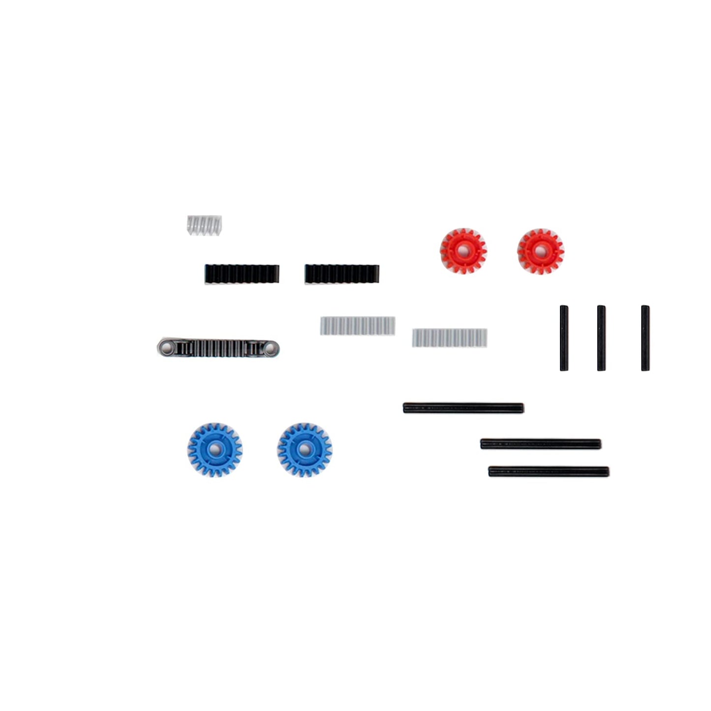 Konhaovf 117Pcs Gear And Axle Set For Technic Parts Compatible With Mainstream Technic Parts, Diy Gears Assortment Pack(Gear Rac