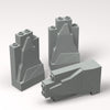 Classic Building Light Gray Rock Bulk,Rock Panel 2x4x6 30 Piece, Compatible with Lego Parts and Pieces:Panel 2x4x6 Light Gray (C