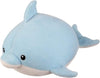 Ganz H14353 Squishy Squad Dolphin Plush Figure, Blue And White, 10-Inch Length