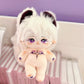 Niannyyhouse Rabbit Ears Boy Stuffed Body Tail 20Cm Plush Doll Wearable Clothing (1-With Skeleton)