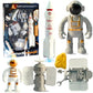 Mallexo 10Pc Plastic Space Exploring Building Block Set Astronaut Toys For Kids 3+| Assemble Spaceship Lightning Rocket Model Sa