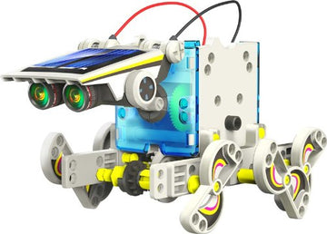 14-In-1 Educational Solar Robot | Build-Your-Own Robot Kit | Powered By The Sun
