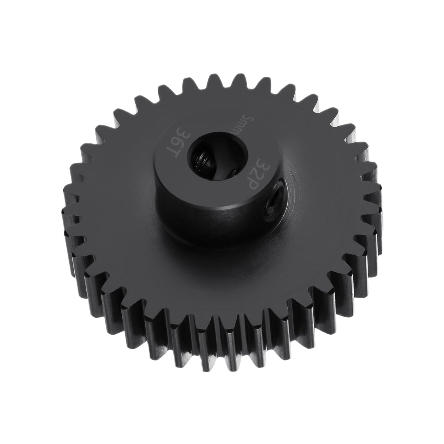 BRKRC Steel 32P 5mm Pinion Gear 25T 26T 28T 29T 30T 31T 32T 33T 34T 35T 36T 37T 38T Motor Gears for 1/10 1/8 RC Car Parts (36T)