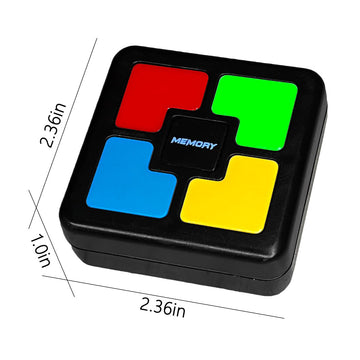 Tingbowie Light Up Memory Game Handheld Electronic Toys Color Memorizing Classic Board Games Quiz Game With Lights And Sounds