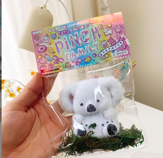 Taba Squishy Toys Cat Paw Cute Kawaii Squeeze Toys  Sticky Squishy Fidget Toys Silicone Squeeze Venting Toy for Stress Relief Cute Soft Toys Best Valentines Gift for Anniversary (Koala)