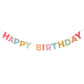 Meri Meri Felt Happy Birthday Garland (3.2m with excess cord - Pack of 1)