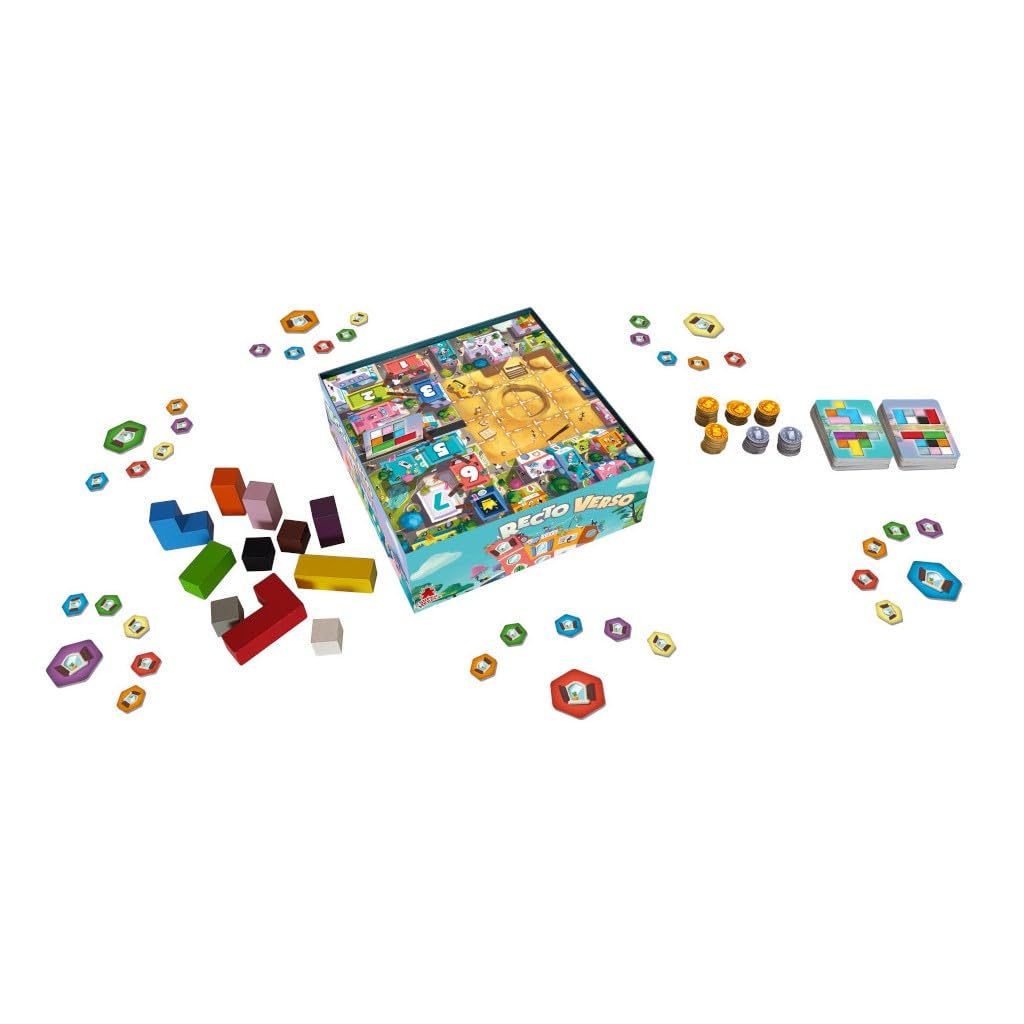 Tiki Editions Recto Verso - The Chaotic Building Game Of Limited Perspectives, Fun Family Game For Kids And Adults, Ages 8+, 2-6