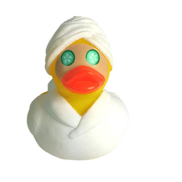3 Facial Rubber Duck [Floats Upright] - Baby Safe Bathtub Bathing Toy